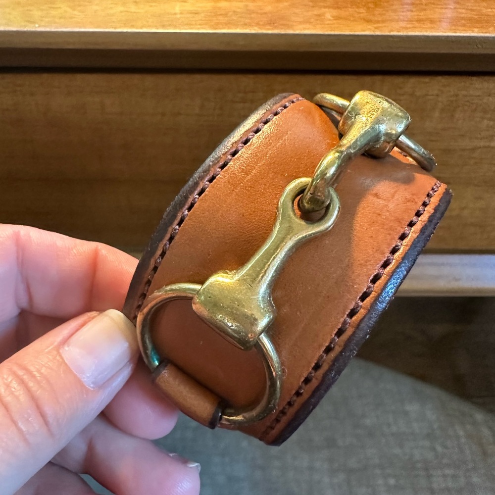 Unique leather cuff bracelet